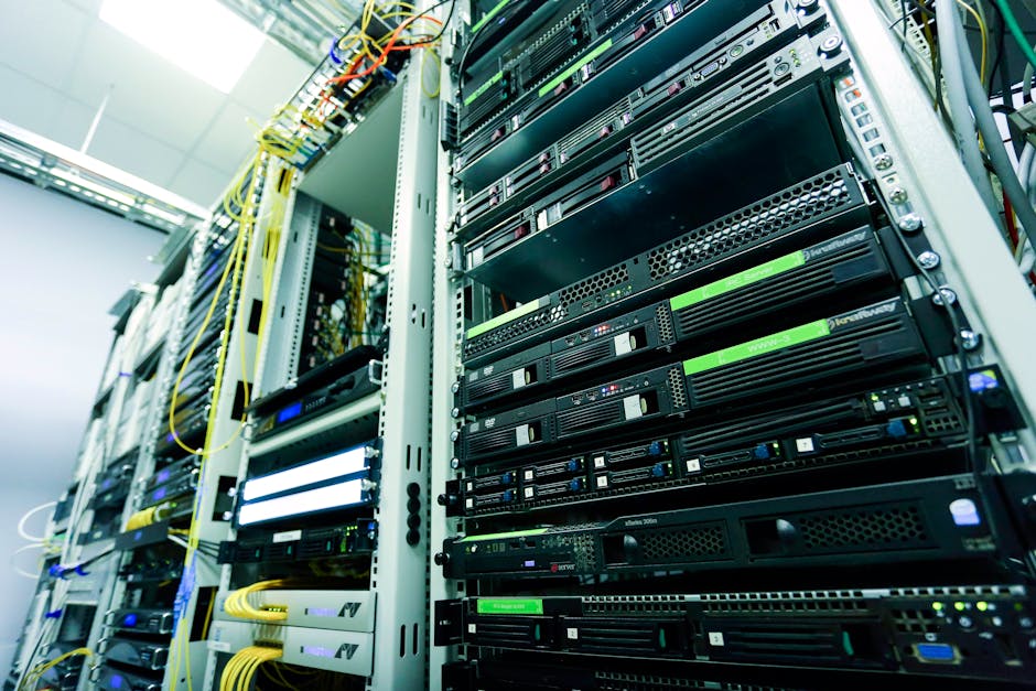Server rack u data centru